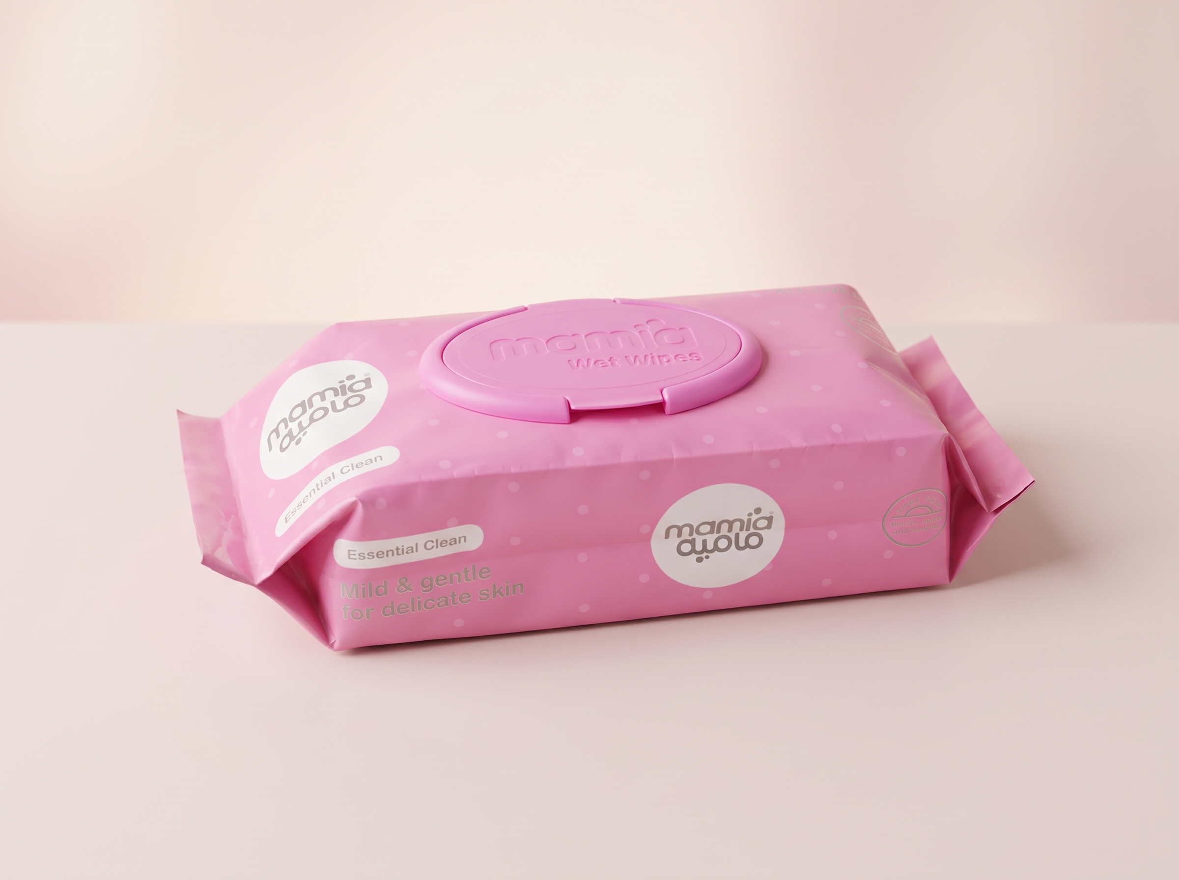 Mamia Family Pack Wipes – Pink