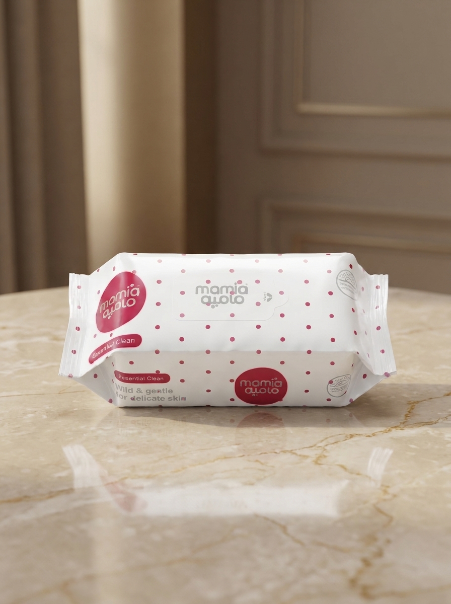 Mamia Family Pack Wipes – White
